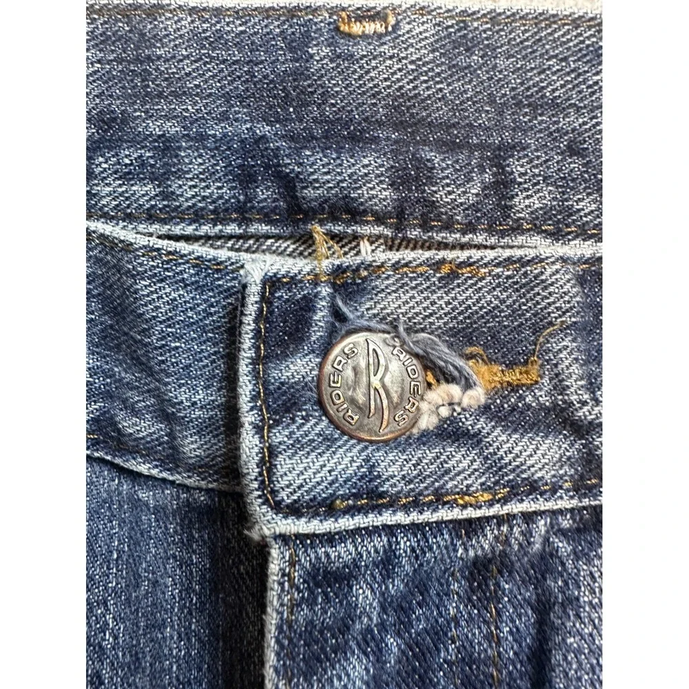 Vintage‎ Riders by Lee Straight Leg Jeans Womens 12L Medium Wash Blue Denim 90s